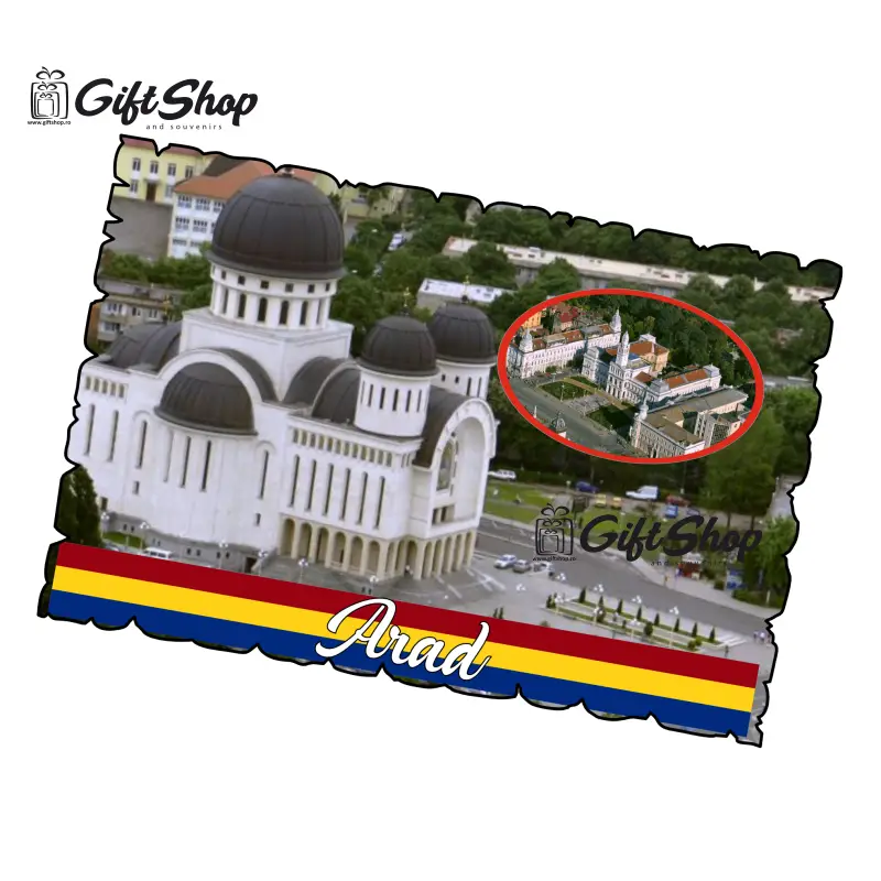 Arad, romania, magnet frigider  mgs005